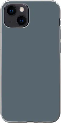 Produktbild von MuchoWow® Handyhülle Schutzhülle Hülle für Telefoonhoesje iPhone 13 mini Farben - Blau - Innen Silikon Softcase Handy Hülle - Softcase