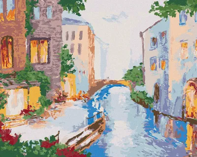 Immagine prodotto di Zuty - Dipingere con i numeri - VENEZIA AL MATTINO, 40x50 cm, senza cornice e senza tela tesa