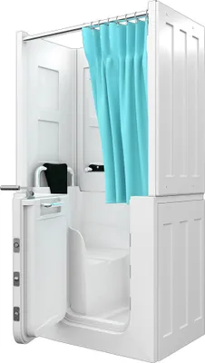 Produktbild von Seniorendusche und Sitzwanne Kombination Wanne mit Tür S08D-TH-A-L 68x110x205cm