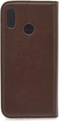 Produktbild von Braune Hülle für Huawei P20 Lite – Book Case – Kartenfach – Magnetverschluss