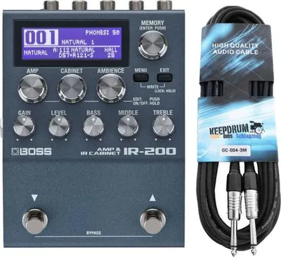 Produktbild von Boss IR-200 Direct Amp IR Loader mit Klinkenkabel