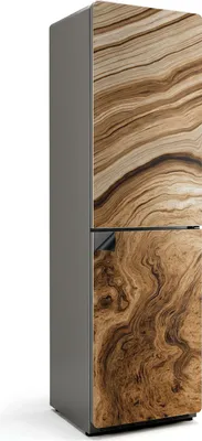 Produktbild von Nahaufnahmemuster der Holzmaserung – Magnetische Kühlschrank Abdeckung – Dekorfolie magnetisch Küche – Kühlschrank Magnet Deko – selbstklebende Magnettafel – Magnetfolie für Kühlschranktür – 60x205 cm