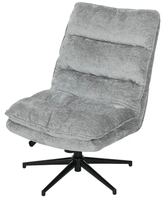 Productafbeelding van HOMCOM bureaustoel zonder armleuningen, beklede bureaustoel met bekleding