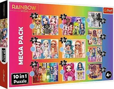 Obrázek produktu pro Trefl Rainbow High, 48 kusů, Kreslené filmy, 4 rok/roky