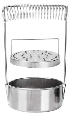 Produktbild von Edelstahl Pinselreiniger mit Filter und Halter für die Pinselreinigung