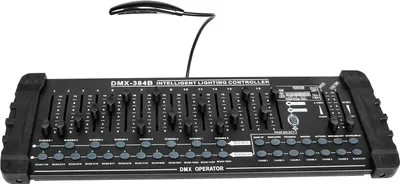 Produktbild von DMX-Controller, 384 Kanäle, Eingebauter Musikmodus, schwarz, EU-Stecker