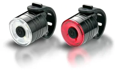 Image de Lot de lampes LED à piles pour vélo everActive BL-X3R Blinky
