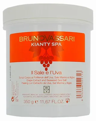 Imagen del producto de Bruno Vassari, Kianty SPA, Exfoliante corporal, Iluminador, 350 g
