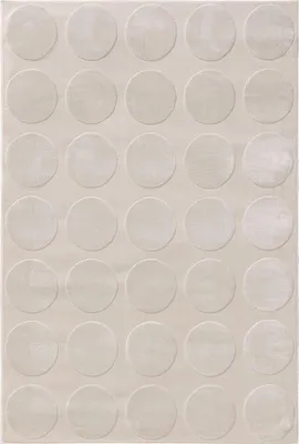 Produktbild von benuta Teppich Wohnzimmer Claire Creme 240x340 cm Wohnzimmerteppich Rechteckig Muster Modern Kurzflor Skandinavisch