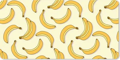 Produktbild von MuchoWow® Mauspad Mousepad Obst - Gestaltung - Banane 60x30 cm - Mousepads - Maus Mat - Pad - Mausunterlage - Nachhaltig