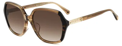 Produktbild von Kate Spade ELLERY/F/S HORN BEIGE/BROWN SHADED 57/18/140 Damenbrillen Sonnenbrillen