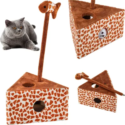 Image de Jouet pour chat arbre boule poisson griffoir