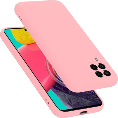 Produktbild von Cadorabo Schutzhülle für Samsung Galaxy M53 5G Hülle in Rosa Handyhülle Case Cover TPU Etui