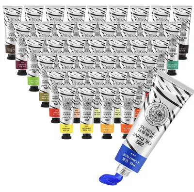 Produktbild von Set von 40 Farben Ölfarben Tuben 50ml für Künstler