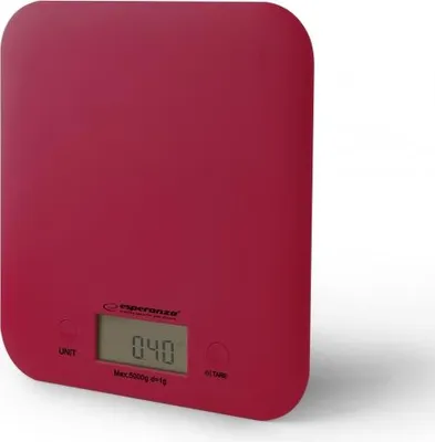 Image de Es157Cz Cherry Thin Kitchen Scale Red