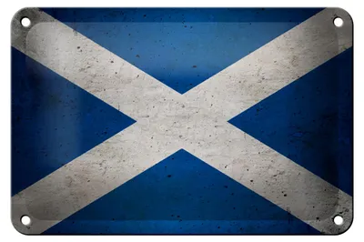 Produktbild von Blechschild Flagge 18x12cm Schottland Fahne