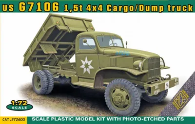 Productafbeelding van US G7106, 1,5 ton, 4x4, vrachtwagen/kipper / schaal 1:72