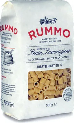 Produktbild von 16x Rummo Pasta Tubetti Rigati N.72 500g