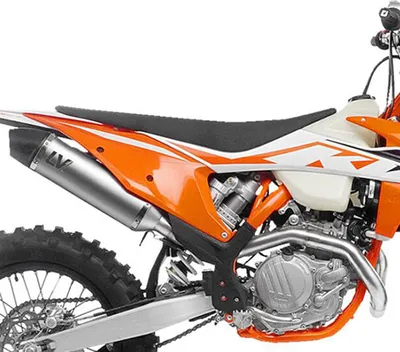 Imagen del producto de Escapamento traseiro (slip-on) de aço inoxidável LeoVince X3 Evo para HUSQVARNA FE 501