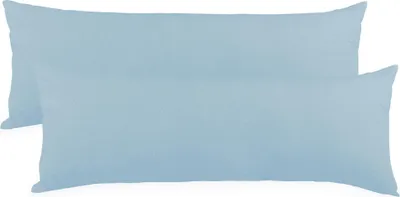 Produktbild von Doppelpack BeBasic Bezug 40x200 aquablau Mikrofaser Jersey Reißverschluss