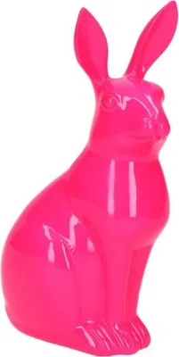 Produktbild von Gift Company Frau Schmidt Hase XL neon pink 80cm