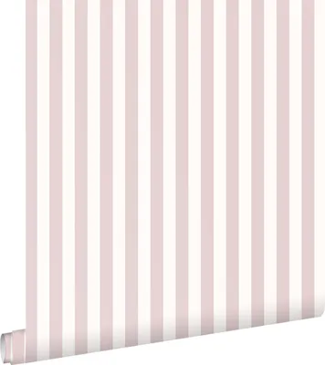 Zdjęcie produktu dla ESTAhome Tapeta paski jasnego fioletuIbiałym 53 cm x 10.05 m