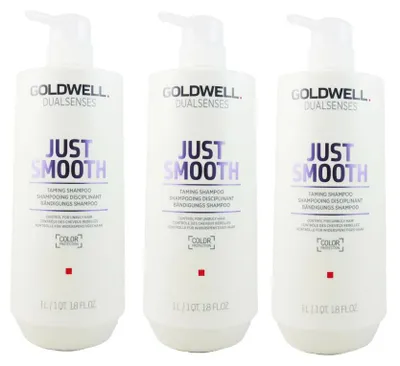 Image de Goldwell DS Just Smooth Shampooing 3 x 1000 ml