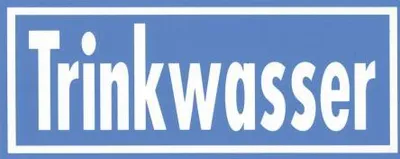 Produktbild von Informationsschild - Trinkwasser - 308503 - Gr. ca. 25 x 10cm