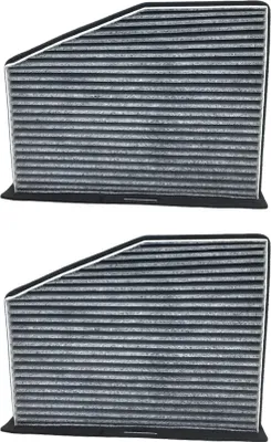 Produktbild von 2x Trade-Shop Innenraumfilter / Pollenfilter mit Aktivkohle ersetzt MEYLE 1123200011 1123260011/PD, TRUCKTEC AUTOMOTIVE 07.59.043, BORSEHUNG B18016