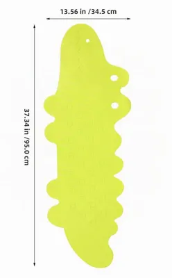 Produktbild von Badewannenmatte Kinder Krokodil Antirutsch 95 x 35 cm Grün