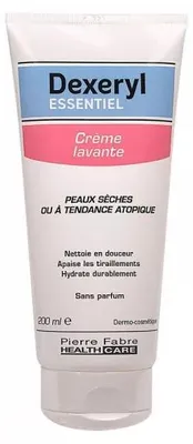 Produktbild von Duschcreme, Pierre Fabre, Dexeryl, Behandlung von trockener Haut, Atopische Dermatitis, Neurodermitis, Ichthyose, 200ml