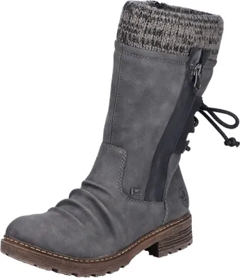 Produktbild von Rieker Z4756 45 Damen Warmfutter Winter-Stiefel Dunkel-Grau, Grau, Gr. 36