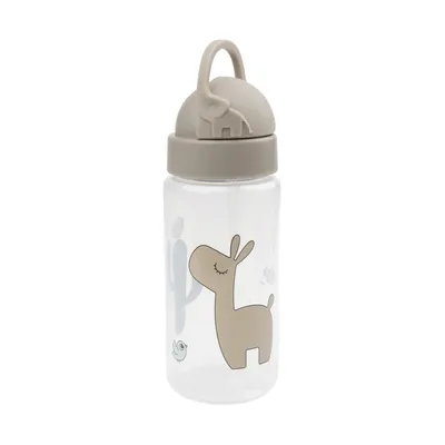 Produktbild von Done by Deer Trinkflasche Strohhalm Lalee beige 350ml - Kinderflasche