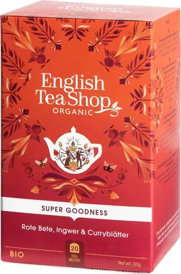 Produktbild von ETS - Rote Bete, Ingwer & Curryblätter, BIO, 20 Teebeutel #