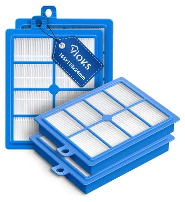 Produktbild von 4x Hepa 13 Filter passend wie Electrolux 900167768/2 EFS1W Abluftfilter für Staubsauger