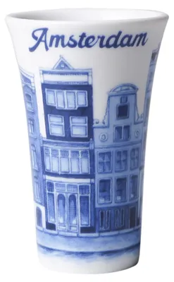 Heinen Delfts Blauw – Schnapsglas Amsterdam – Bild 1