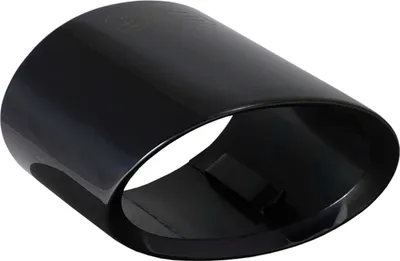Produktbild von 1 Auspuffblende Schwarz Endrohr Blende Chrom poliert Edelstahl  für BMW 3er e90 Limousine e91 Touring 316i 318i 320i 320si 318d 320d vor-Facelift OEM 82120398333 - 82127574353