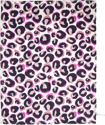 Produktbild von Geschirrtuch "Leoprint weiß/pink/braun"