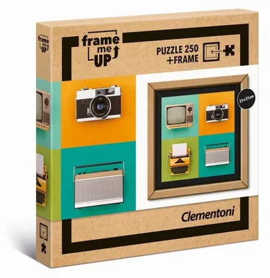 Produktbild von Clementoni Puzzle Frame me up - Vintage Electronics 250 Teile