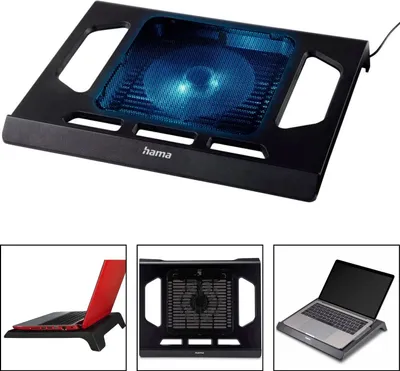 Obrázek produktu pro Hama 00053070, 43,9 cm (17.3"), 1 kusů, 14 cm, 20 dB, Černá, Modrá