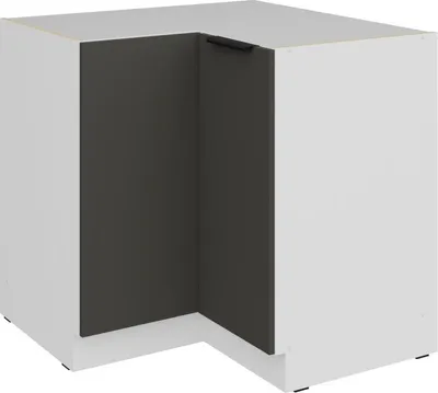 Produktbild von Unterschrank LUNARA – 90 x 90 cm, Graphit/Weiß