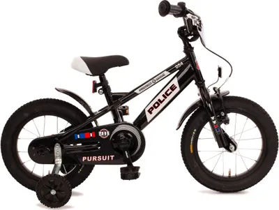 Produktbild von Bachtenkirch Kinderfahrrad 14 Zoll NEW POLICE, schwarz/weiß (551-PC-32)