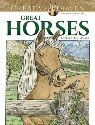 Produktbild von Creative Haven Great Horses Coloring Book