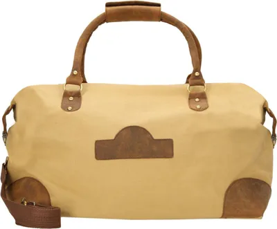 Produktbild von Dermata - Reisetasche Canvas/Leder Kombination 50 cm (brown)