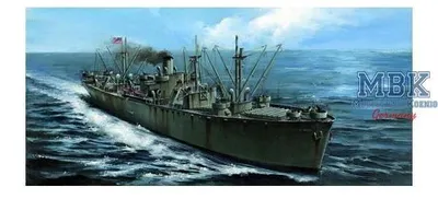 Productafbeelding van Trumpeter, model van de USS John W. Brown, schaal 1:350, artikelnummer 05308