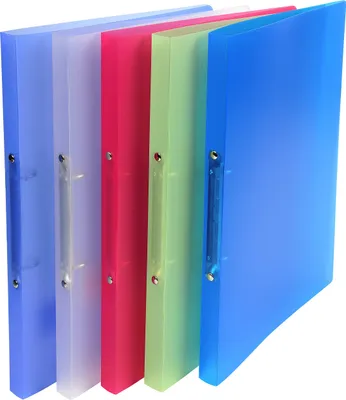 Obrázek produktu pro Exacompta krúžkový viazač PP 500µ 2 krúžky 20mm Chromaline DIN A4 assorted