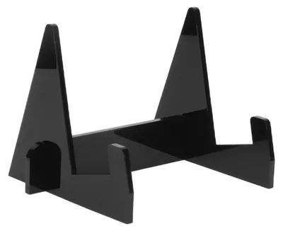 Produktbild von Acryl-Buchständer, Halter, Bücherregal, Bücherregal, Büro-Bücherregal für Küche, Zuhause, Schwarz