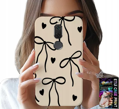 Image de Étui Pour Huawei Mate 10 Lite - Beige Bow Ribbon Fashion Designs