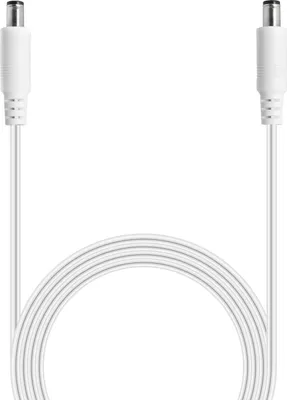 Produktbild von Wicked Chili 3,5m DC-Ersatzkabel kompatibel mit Phillips HUE Play Gradient Lightstrip Surround-Beleuchtung für 55, 65m 75 Zoll Fernseher, Ersatz Stromkabel für Netzteil S020YM2400083, weiß