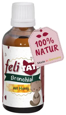 Produktbild von cdVet Naturprodukte feliTATZ Bronchial Liquid Ergänzungsfuttermittel für Katzen